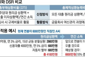 신규대출 때 모든 채무 따진다… DSR 새달 26일 도입