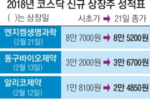 신규 종목 흥행… 뜨거운 코스닥 기업공개 시장