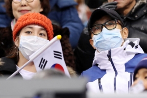 [포토] 이병헌-이민정 부부, 쇼트트랙 경기 응원 데이트