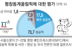 외신기자 91% “평창 성공”… ICT 자랑했지만 와이파이 먹통