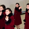 [서울포토] 손 흔들며 떠나는 북한 응원단