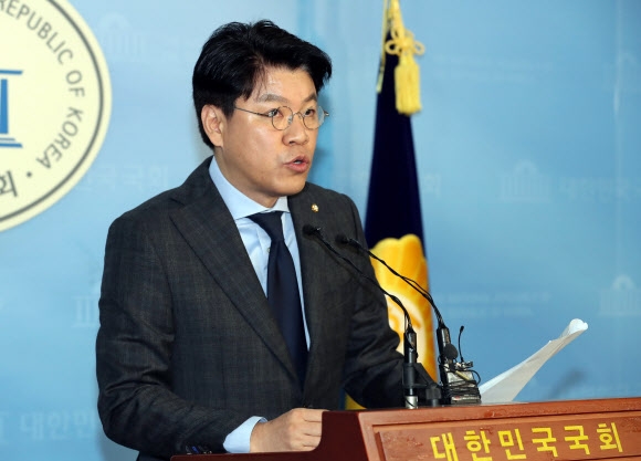장제원 자유한국당 수석대변인. 연합뉴스