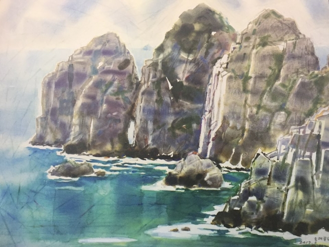 조현계 화백의 작품 ‘소매물도’