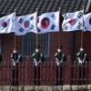 독립운동 당시 태극기들
