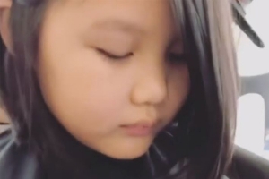 엄태웅 딸 엄지온, 단발머리 한 모습 포착 ‘훌쩍 컸네~’