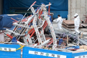 [포토] 엘시티 추락사고 2차 현장감식