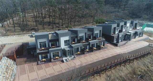 힐링휴양지로 인기 있는 단양 소백산자연휴양림. 단양군 제공