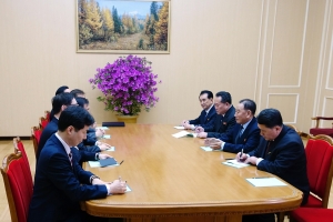 고방산초대소에 묵는 대북특사단…대동강변 고급 휴양시설