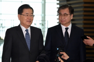 정의용·서훈 북미정상회담 조율 마치고 오후 귀국…곧 중일러行