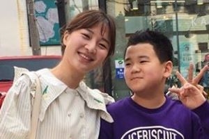 박승희 선수, 오랜만에 만난 윤후와 브이 “너무 커서 당황”