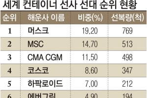 갈길 바쁜 해운업계 ‘정부 재건계획’ 지원 규모에 촉각