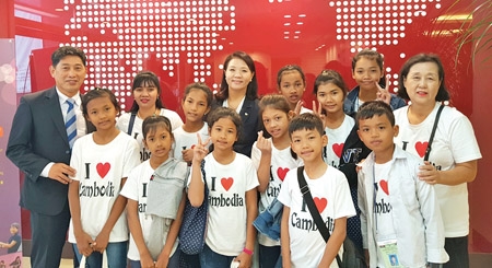 선교동행예배 캄보디아 어린이 방문.