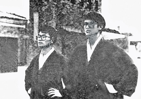 1991년 총학생회장 시절(전대협 5기)의 이현웅(오른쪽) 원장. 