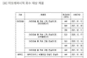 아모레퍼시픽, 중금속 기준 위반한 제품 교환·환불 조치