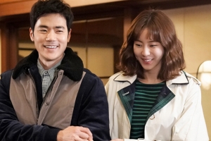 ‘데릴남편 오작두’ 김강우-유이-정상훈, 아찔한 삼자대면 현장 포착