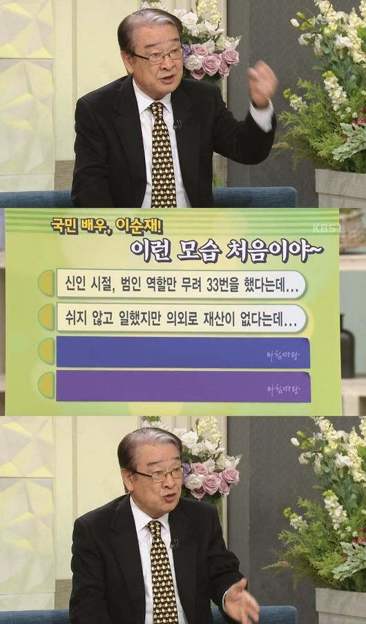 ‘아침마당’ 이순재 출연료