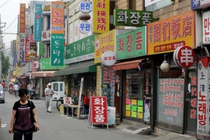 [간판이 바뀌면 마을이 바뀐다] LED 새옷 갈아입는 가리봉동 우마길