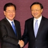 정의용·양제츠 회담… “남북·북미 정상회담 성공 개최 협력”