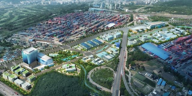 지역 발전의 핵심 거점이 될 의왕테크노파크. 철도특구 지역에 친환경·첨단 산업단지로 조성된다. 의왕시 제공