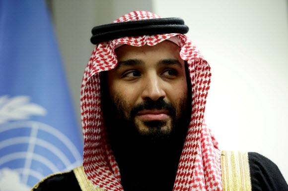 무함마드 빈살만 사우디아라비아 왕세자. 로이터 연합뉴스