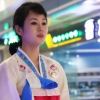 [서울포토] ‘아리따운 한복맵시’ 평양순안공항 면세점 직원