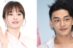 송혜교, 유아인 출연 영화 ‘버닝’ 홍보 “유배우, 엄지 척”