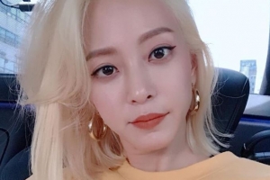 한예슬, 금발로 변신한 파격 근황 ‘강렬 메이크업’