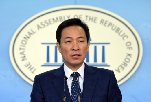 [서울포토] 교통정책 발표하는 우상호 서울시장 예비후보