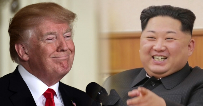 도널드 트럼프(왼쪽) 미국 대통령과 김정은 북한 노동당 위원장