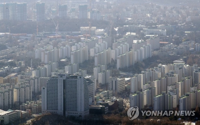 강남 아파트촌