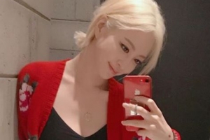 한예슬, 금발 변신 후 파격 스타일링 ‘과감히 드러낸 몸매’
