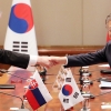 [서울포토] 악수하는 한-슬로바키아 정상
