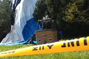 사고 열기구 세차례 지상 충돌 후 15ｍ 부양·낙하…영상분석