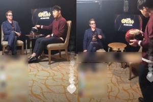 윤성빈 ‘아이언맨’ 로버트 다우니 주니어와 만남 ‘성덕 인증’