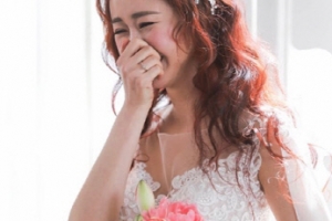 함소원 진화, 웨딩화보 공개..18세 나이차 극복 “눈물 왈칵”