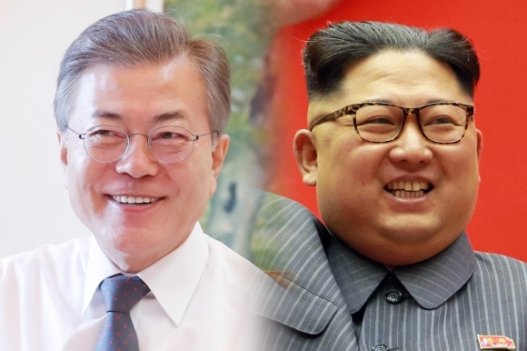 문재인 대통령과 김정은 위원장. 연합뉴스