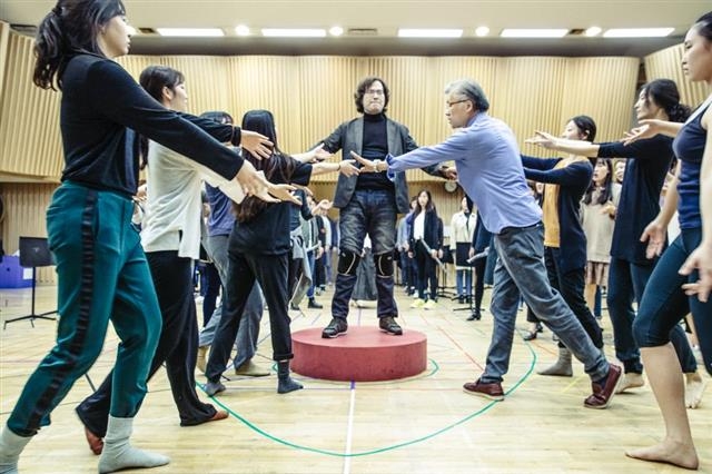서울시오페라단의 ‘투란도트’ 연습 장면.  세종문화회관 제공