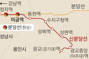 신분당선 미금역 개통…강남역까지 19분 만에 슝~