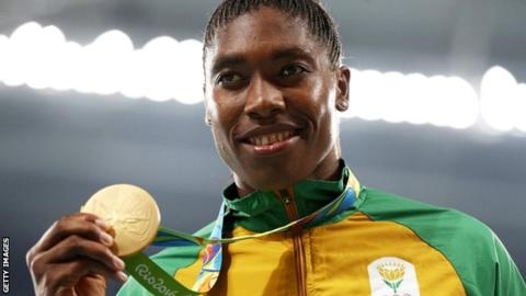 올림픽과 세계선수권, 커먼웰스 게임 육상 여자 800m 챔피언 카스터 세메냐(남아공). AFP 자료사진