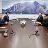 [서울포토] 마주 앉은 남북정상…2018 남북정상회담 시작
