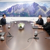 [서울포토] 2018 남북정상회담, 南 임종석·서훈-北 김여정·김영철 배석