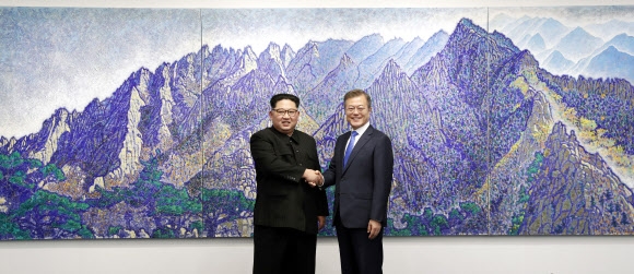 [남북정상회담] 북한산을 배경으로