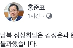 홍준표 “김정은 불러준 대로 받아적어”…한국당도 판문점 선언 평가절하