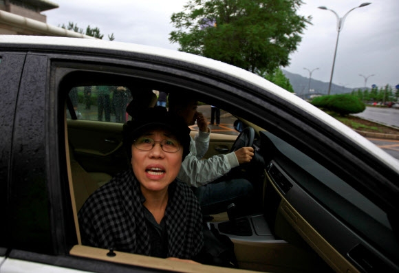 중국 인권운동가 류샤오보의 부인 류샤. 로이터 연합뉴스