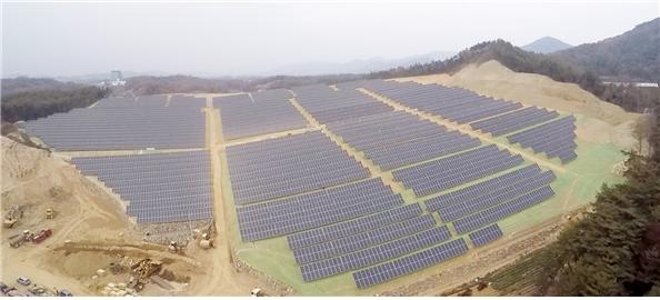 사진=제천 태양광 분양발전소(4.3MW) 전경