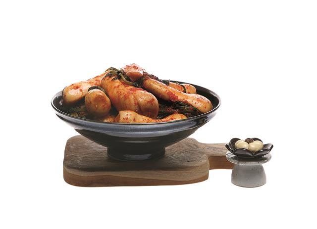 ‘미녀와 김치’에서 제조 판매하는 총각김치. 충남도 제공