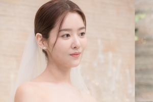 ‘기름진 멜로’ 차주영, 웨딩드레스 입고 여신美 발산 ‘우아+청순’