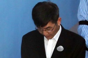 [포토] ‘MB 재산 관리인’ 이병모, 첫 재판 출석