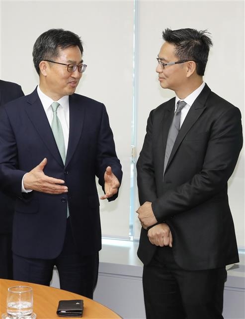 국제신용평가사 S&P와 만난 김동연 부총리