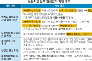 ‘주52시간’ 기업 신규 채용 땐 1인당 월 100만원 지원